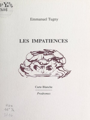 cover image of Les impatiences